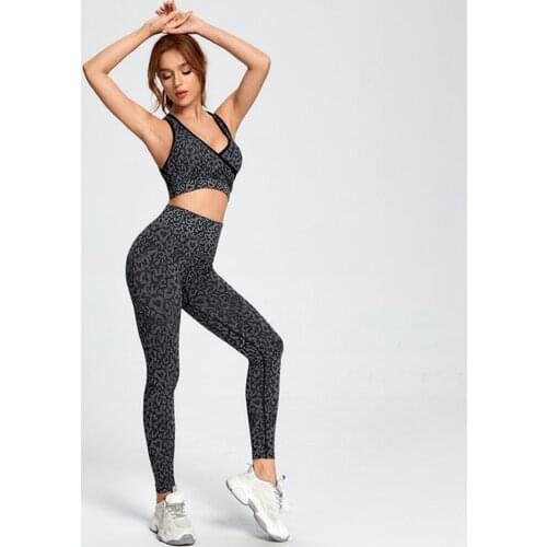 1Set Women Fitness Sports Suit Gym Yoga Lose weight Slimming Breathable Bra Thin Elastic Pants Soft Sportswear