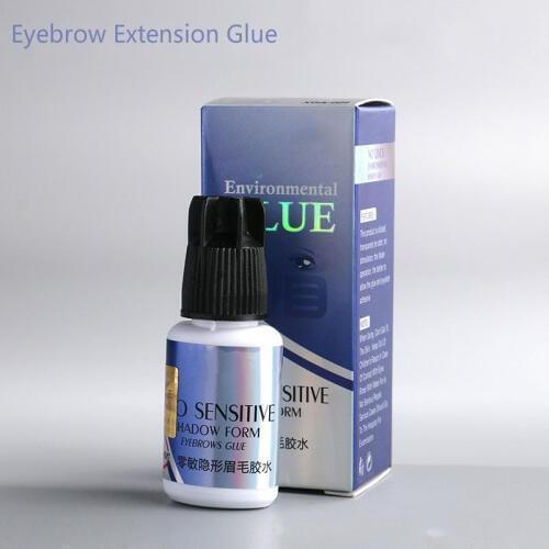 1pcs 10ml Professional Eyebrow Extension Glue strong clear eyebrow glue tasteless and non-irritating keep 30days