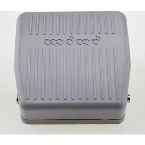 250V Footswitch Foot Momentary Control Switch Electric Power Pedal SPDT Grey