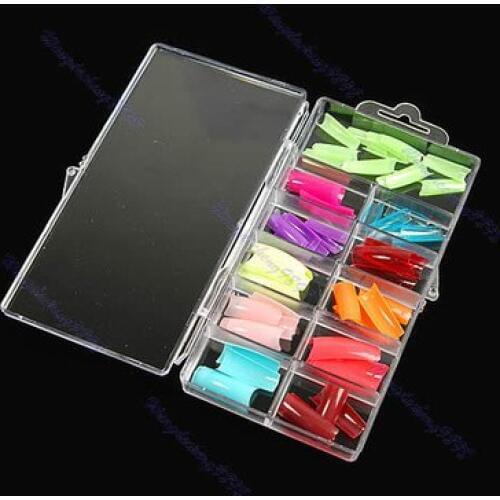 5Pcs/lot Empty Nail Art Tips Gems Rhinestone Storage Case Box