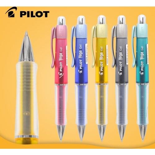 5pcs PILOT Press Gel Pen Vega Series Signature Pen BL-415V Practice Calligraphy 0.7mm Low Center of Gravity To Prevent Fatigue