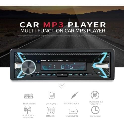 New 12V Car audio stereo Radio Bluetooth V3.0 In-dash 1 Din FM Aux Input Receiver SD USB MP3 MMC WMA Player