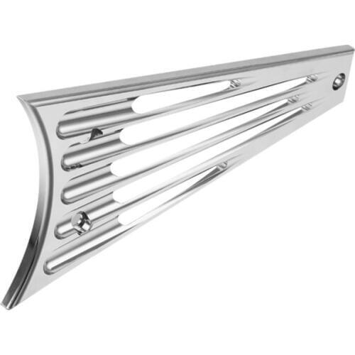 Black Chrome Frame Grill Cover For Harley Touring Street Road Glide Ultra FLTRU FLHT / FLHR / FLTR / FLHX 1993-2013