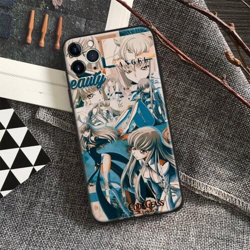 Code Geass C.C 2 Anime Glass Soft Silicone Phone Case FOR IPhone SE 6s 7 8 Plus X XR XS 11 12 Mini Pro Max Sumsung Cover Shell
