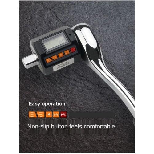Digital torque wrench Digital Torque Adapter Electronic Torque Meter with LCD Display Measure Torque Torque Wrench Range 3-30Nm