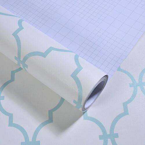 Nordic Elegant Geometric Grid Wallpapers Peel And Stick Wallpaper Roll Blue Living Room Decoration Furniture Wall Paper Ez029