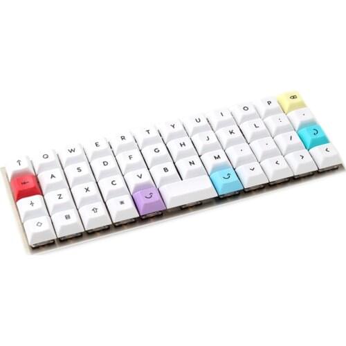 DSA Profile Dye Sub Top Print 1.4mm PBT Keycaps For Mechanical Keyboard Planck YMD40v2 Niu40 40% 40 DIY