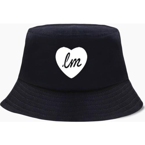 Little Mix Love Heart Bucket Hat Panama Men Cap Women Bob Fishing Hats Panamas Cotton Outdoor Sunscreen Fisherman Print Caps
