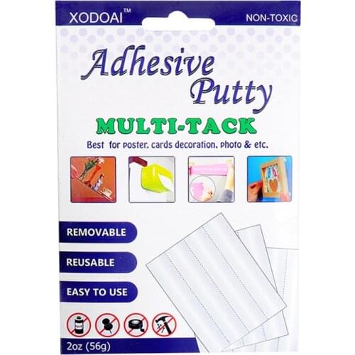 Blue Multipurpose Adhesive Clay Reusable Adhesive For Home Office School Removable Adhesive Putty Tabs 60g Glue Clay Stick Tips