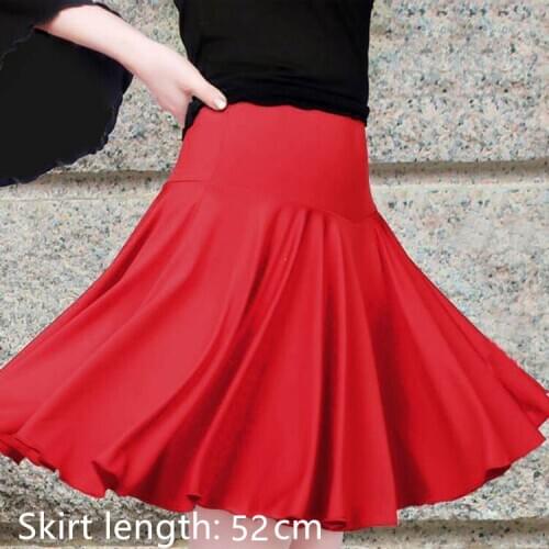 The new womens dance Costumes Latin Dance Skirt Adult square dance skirt skirt dress contains lady dancewear
