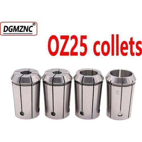 Precision 0.008 OZ25 chuck collet 25PCS 1/8 3~25mm CNC OZ25 spring lathe milling collet chuck lathe tool holder