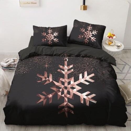 Luxury Black And Pink Bedding Set Queen King SIngle Full Bed Linen Duvet Cover Set Modern Pillowcase Children Adult Quilt Cover