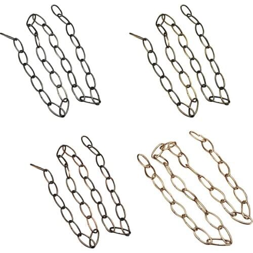 1M Heavy Duty Chain For Vintage Chandelier Hanging Lamp,Green bronze