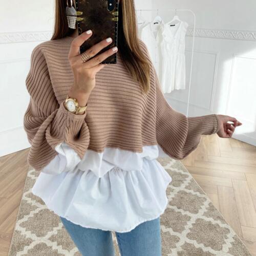 High Quality Fashion Casual Womens Clothing Female Solid Color O-Neck Long Sleeved Knitted Sweater Women Soft Pullovers new