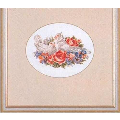 Top Quality Cute Lovely Counted Cross Stitch Kit Turtle Dove Turtledove Lover Couple wiehler gobelin 4802-4