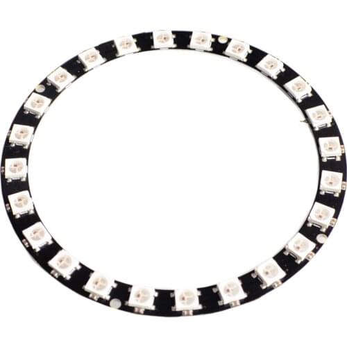 WS2812B Module Strip 24 Bits 24 X WS2812 5050 RGB LED Ring Lamp Light with Integrated Drivers ws2812 RGB 24