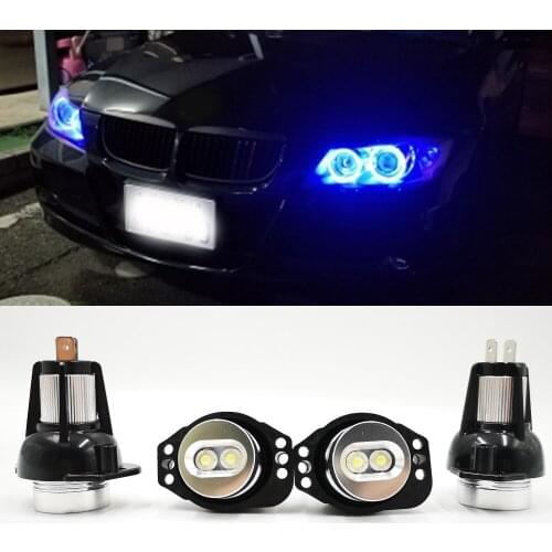 CSCSNL 1 Pair LED Error Free LED Angel Eyes Marker Lights Bulbs For BMW E39 E53 E60 E61 E63 E64 E65 E66 E87 525i 530i xi 545i M5