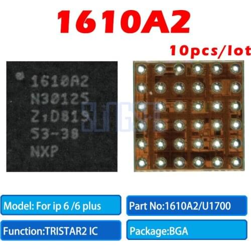 10pcs/lot 100% Original 1610A2 charger charging ic usb ic chip 36pins For iPhone 6 6Plus 6G U1700 U2