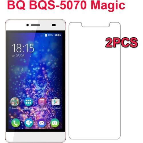 2PCS For BQ BQS-5070 Magic Tempered Glass Scratch proof Ultra-thin Screen Protector Film For BQ 5070 Cell Phone Glass Protector