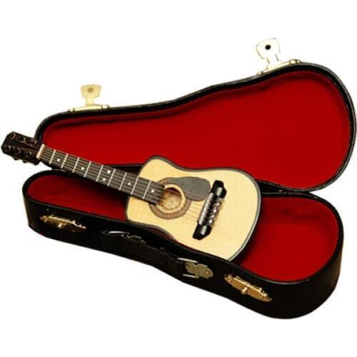 2016 Mini Model Decoration Acoustic Guitar Box Violin Wood Guitar Box Guised Piano Accessories
