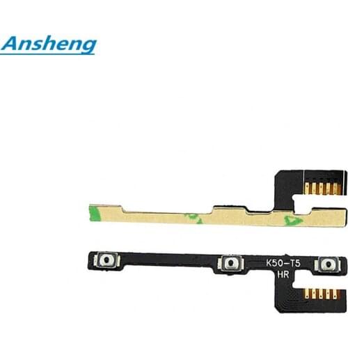 Ansheng Power ON/OFF Button and Volume Button Flex Cable for Lenovo A7000 K3 NOTE K50 T5 K50-T Cell Phone