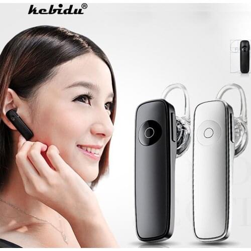 Kebidu Mini White V4.0 Stereo Wireless Earphone Bluetooth Headphone Headset with Microphone Universal for iPhone All Cellphone