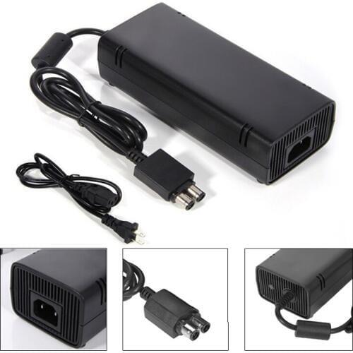 AC Power Supply Brick Charger Adapter Cable Cord For Microsoft Xbox 360 SLIM Charger Cable 135W Universal 110-220V Wide Voltag