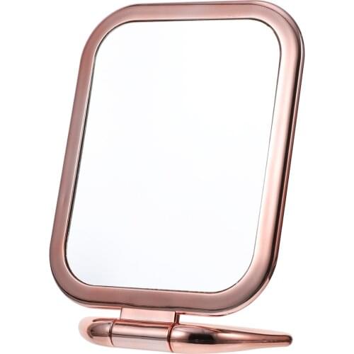 Double Sided Mirror Magnifying Vanity Mirror Travel Folding Makeup Mirror Handheld Portable Mirrors Makeup Tools