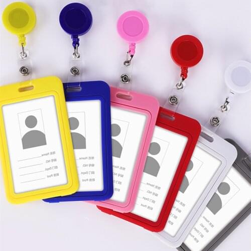 ID Credit Bank Card Holder Students Staff ID Card Bus ID Holders Badge Holder Small Business Supplies