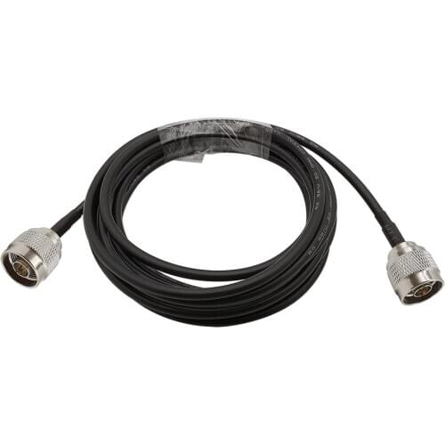 1Pcs Low Loss RG58 Cable 50ohm N Type Male to N Male Plug Connector RG-58 RF Coaxial Coax Extension Pigtail Jumper Cables