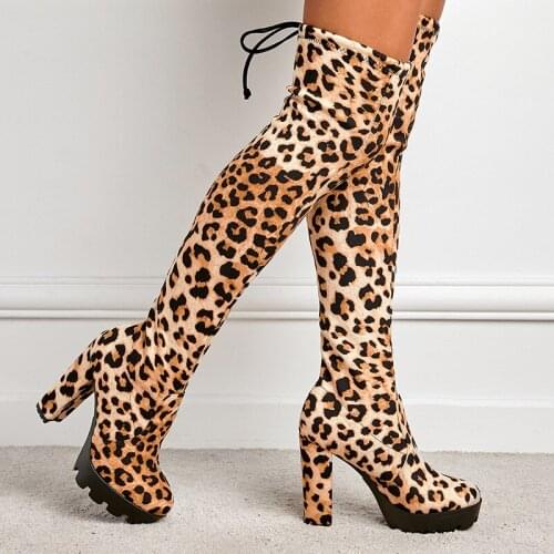 Leopard land Women's High Boots