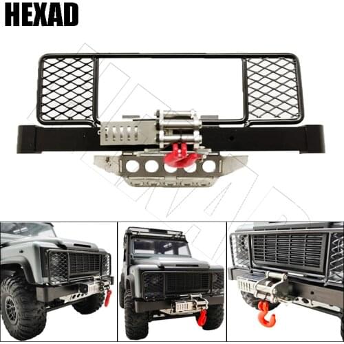 Metal Front Bumper Protection Board Winch for MN D90 D91 D99 D99S 1/12 2.4G 4WD RC Car Upgrade Spare Parts