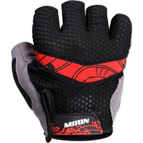 MOON Cycling Gloves 5MM Half-Finger Slip Damping Mountain Road Riding Equipment Bike/Bicycle Gloves For Men bicycle accessior