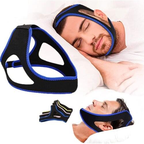 Neoprene Anti Snore Chin Strap Belt Anti Apnea Jaw Solution Snore Stopping Sleeping Aid Tools Cpap Anti Snore Mask Stretch