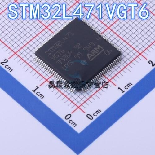 1PCS 100% new original authentic STM32L471VGT6 QFP-100 32L471VGT6 QFP100 32-bit microcontroller chip 80MHz/1MB