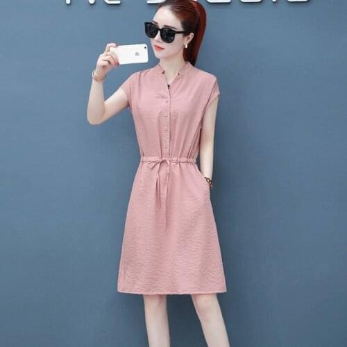 Розовые летние платья OEING China At AliExpress