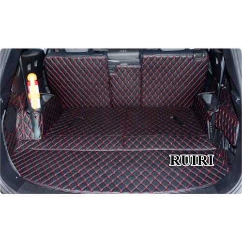 Best quality! Special car trunk mats for Hyundai Grand Santa Fe 6 7 seats 2019-2013 waterproof cargo liner mats boot carpets