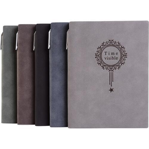 PU leather Notebook Portable 210x147mm Handmade diary journal notebook stitching binding A5 Sketchbook planner fashion style