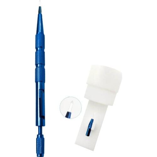 Sapphire Hair Transplant Blades and handle Hair implanted pen Hair planting tool