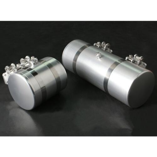 Tamiya Hauler Truck Metal Round Fuel Tank Model For 1 14 Scale American Rc Toy Tractor TAMIYA KING GL Trucks Upgrade Parts