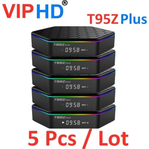 Best Android Tv Box T95Z Plus 5 Pcs Lot S912 Octa Core 3GB ROM 32GB RAM WiFi BT Smart Media Player T95ZPlus Set Top Box