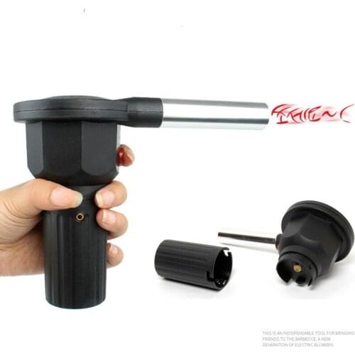 Outdoor electric blower BBQ mini portable hairdryer barbecue appliances combustion camping supplies fire tools