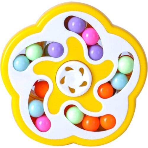 Rotary Finger Spinner Orbiting Ring Bean Cube Kid’s Party Favor Set Pressure Relief Anxiety Spinning Tops for Adults ADD
