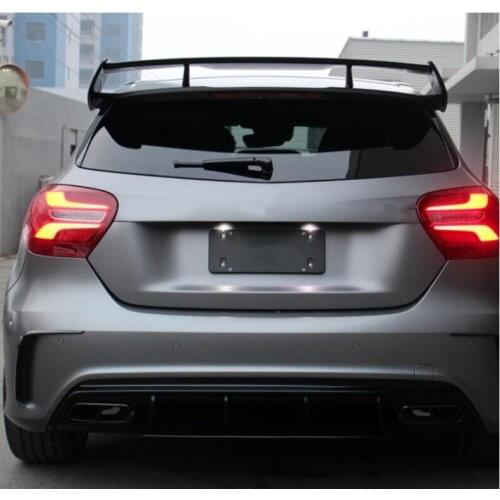 Rear Trunk Glossy Painted Air Splitter Spoiler 2013-2018 For Mercedes Benz A Class W176 A180 A200 A220 A260