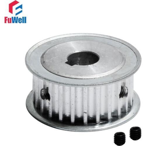 HTD 5M-25T Timing Pulley 25Teeth Timing Belt Pulley With Keyway 16mm Width 8/10/12/12.7/14/18/20mm Bore Transmission Pulley
