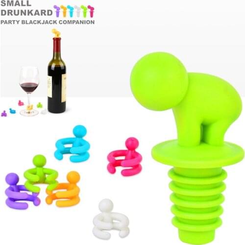 160set=1120pcs selling stainless steel wine stopper sealing port wine stream personalized wine bottle stopper candy color suit