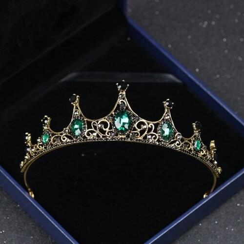 2020 Bridal Crown Tiaras New Fashion Baroque Luxury Crystal Light Gold Diadem Tiaras for Women Bride Wedding Hair Accessories