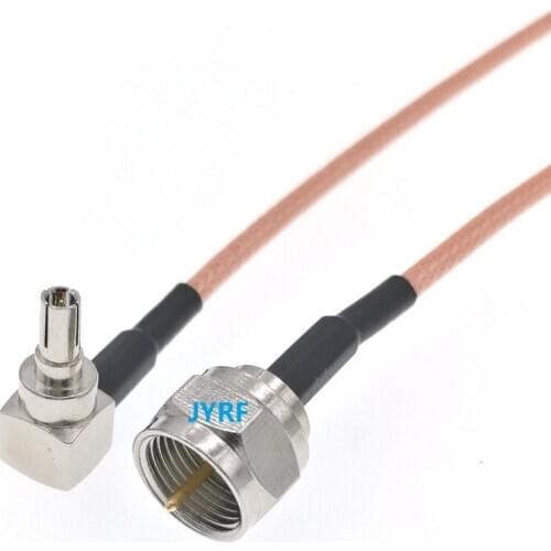 50pcs CRC9 Male To F Male RG316 Pigtail Cable 5cm For Huawei Modem