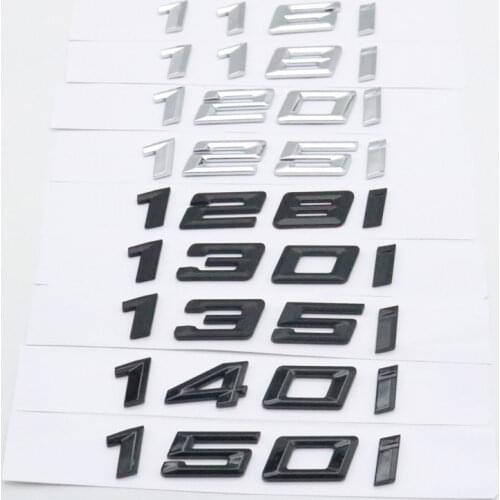 Car-Styling Trunk Logo Stickers Emblem for BMW 1 Series 2018-2021 116i 118i 120i 125i 128i 130i 135i 140i 145i 150i F10 F11