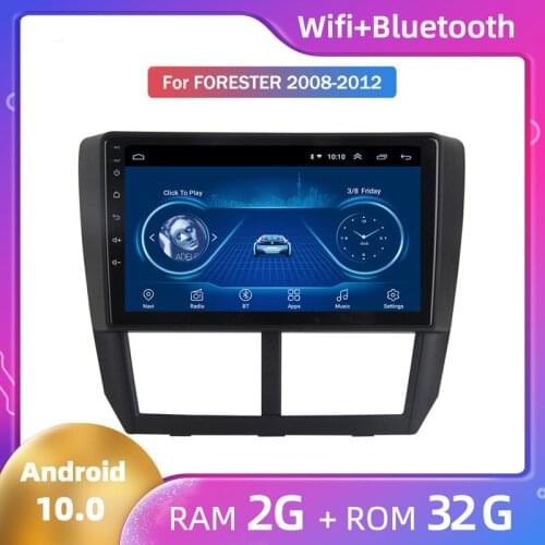 Android 10 Car Multimedia Player autoestereos for Subaru Forester 2008 2009 2010 2011 2012 large screen car navigation machine